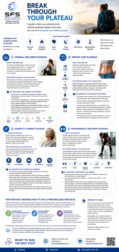 SFS Wellness Break Through Your Plateau educational guide